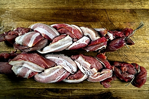 Schweinefilet-Zopf